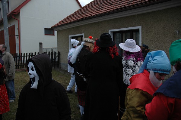 Masopustní průvod obcí 2008